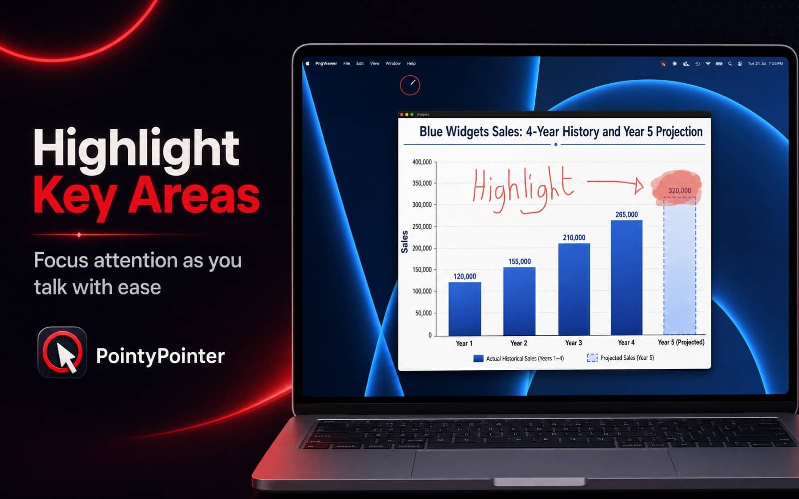 PointyPointer screenshot